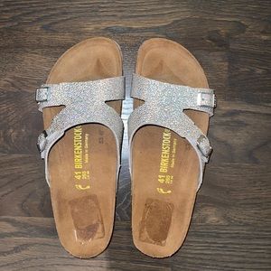 Silver Birkenstock’s